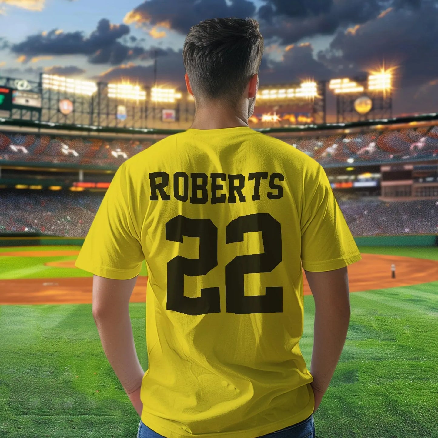 Personalized Football Sports T-Shirt – Custom Name & Number Back to School