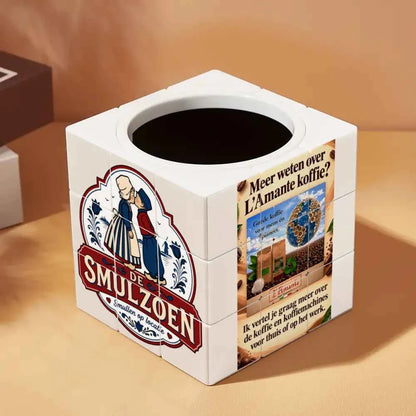 MadeMine Magic Cube Pen Holder by Smulzoen, a creative desk organizer with a cube-shaped design for storing pens and stationery.