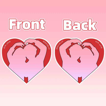 Custom Photo Heart-shaped Pillow with Red Lips Design Personalized Pillow Valentine’s Day Gifts for Couple