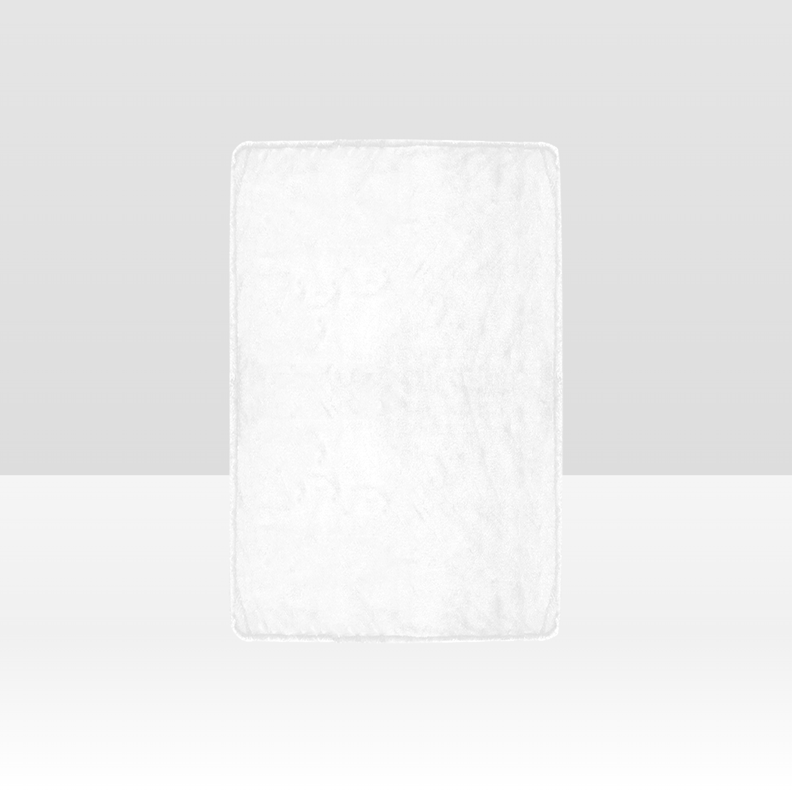 Personalized flannel photo blanket with custom name, 32x48 inches, made by MadeMine, featuring soft fabric and a printed photo design.