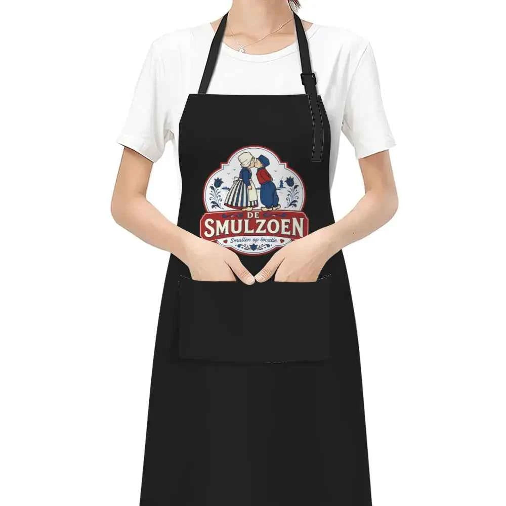 MadeMine waterproof apron with pockets, durable kitchen apron ideal for cooking, baking, or gardening, featuring practical pocket storage.