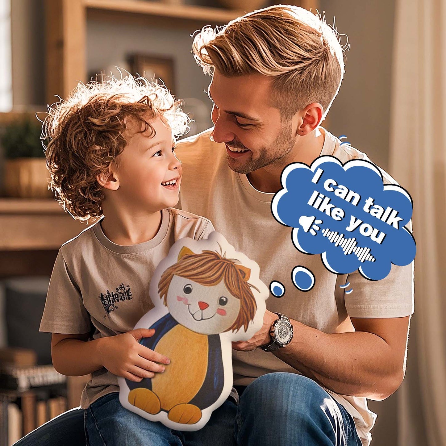 Custom Kids’ Drawing Sound Plush – Personalized Hand-Drawn Recording Shaped Doll 5