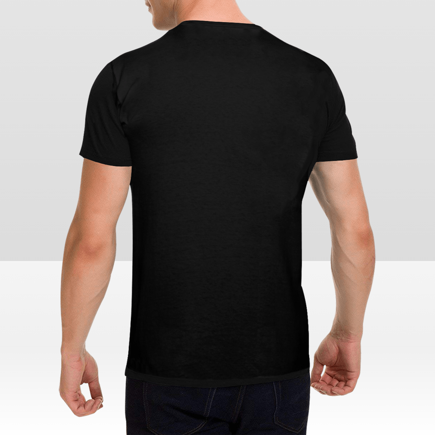 Custom Double-Sided Men's T-Shirt – Design Front & Back Your Way