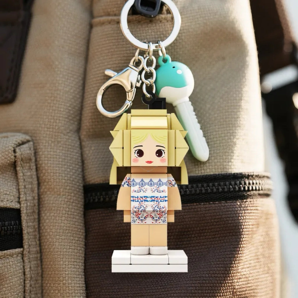 Custom Full-Body Mini Brick Figures – 1 Person – Gift for Boyfriend