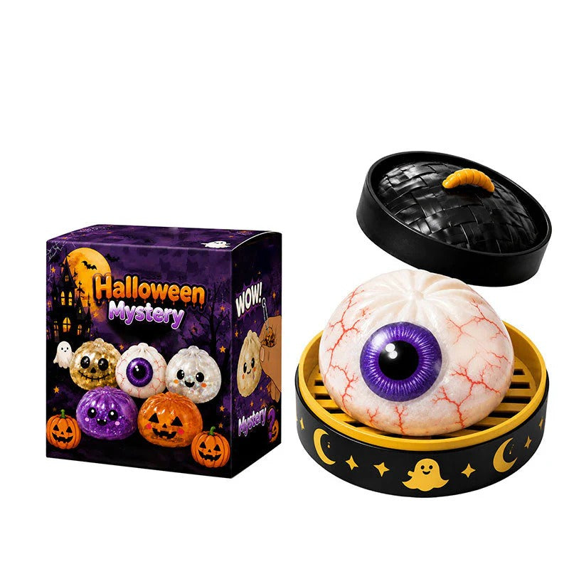 Colorful Halloween squishy toy by MadeMine in spooky style, soft and squeezable for stress relief and fun.