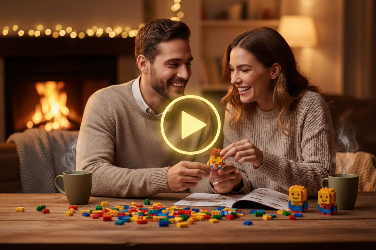 Load video: Watch real customers unbox and build their custom figures.
