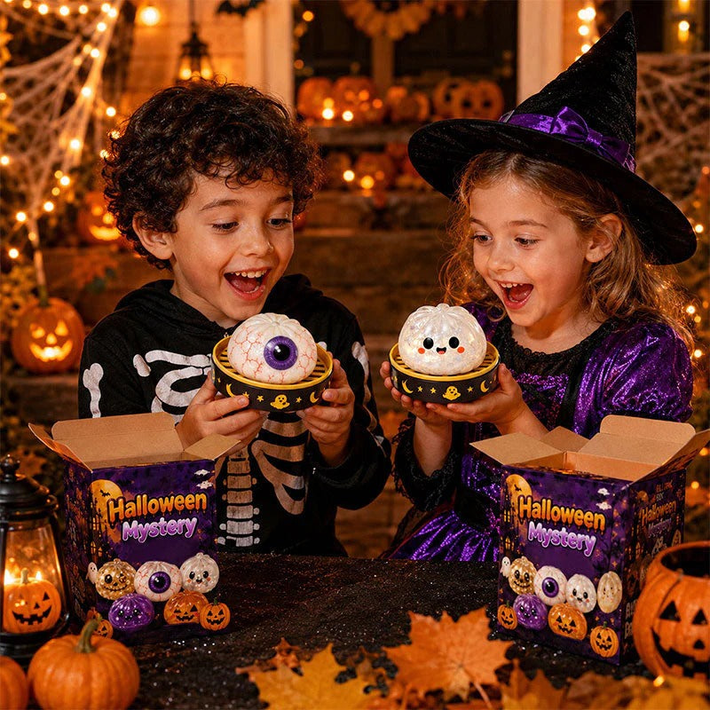 MadeMine Halloween squishy toy in spooky style, featuring a soft, squeezable design perfect for Halloween fun and stress relief.